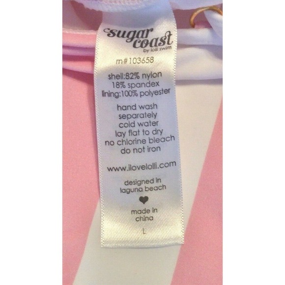 Lolli Womens Large Swimsuit One Piece Tank NEW - Picture 6 of 9